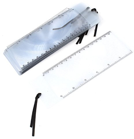 10 x Lesezeichen Lineal Vergrößerungsglas Fresnel-Linse 3 x Lupe Blatt DE de