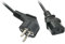 Lindy Cavo di Alimentazone Schuko IEC, 0,7m