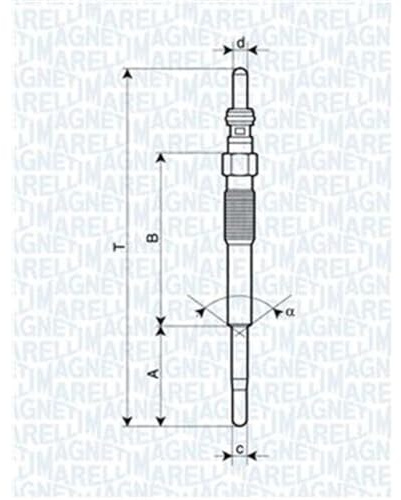 Magneti Marelli 062900080304 Glühkerze