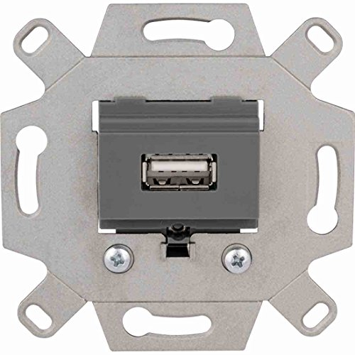 Merten Einsatz USB-Steckdose Maus-Grau MEG4581-0000