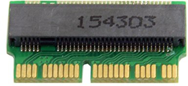 Cablecc Carte de conversion SSD M-Key 12 + 16 broches 2014 2015 vers M.2 NGFF M-Key pour A1493 A1502 A1465 A1466