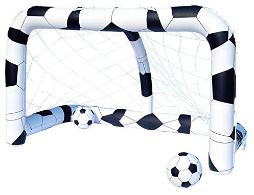 Bestway Fußballtor-Set, aufblasbar incl. 2 Bällen