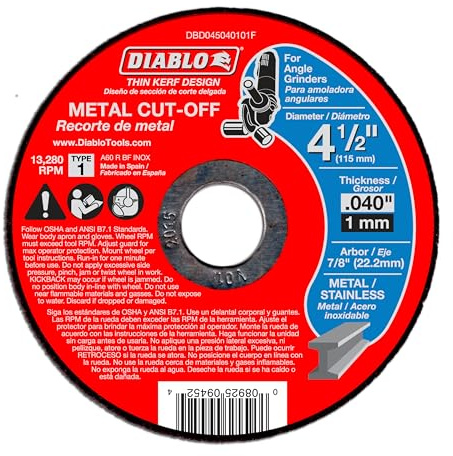 Diablo Metal Cut-Off 4 1/2 10 Pack