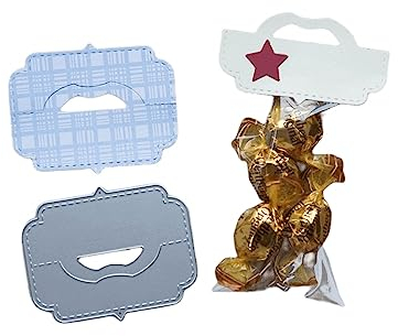 Stanzenshop Stanzschablone Verschluss für Tüten, Stanzschablone Rahmen, Stanzschablonen Für Geschenke, Stanzformen, Schablonen, Scrapbooking, Kartenherstellung