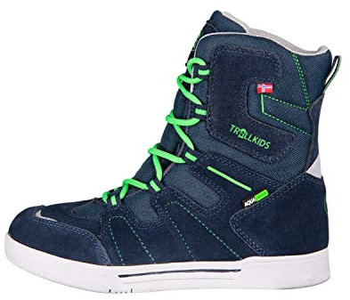 Trollkids Kids Skanden Winter Boots 33, navy