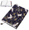 NUOBESTY Book Cover Stretchable Book Covers Sleeve Textbook Notepad Protector Cloth School Book Protector Oil Book Cover Easy to Put On Jacket Dark Blue Textbook Cover
