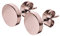 SMYKKO® OKOLI SILEA - Fake Plug Ohrstecker | Edelstahl Ohrringe für Männer & Frauen | Edelstahl | Modischer Ohrschmuck | Tunnel | Fakeplugs | RUND (Bronze)