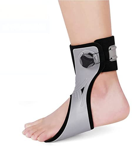 Orthese Medizinische Knöchel, Drop Foot Brace, Plantarfasziitis-Nachtschiene, Fußheber Stabilizer für Arthritis, Sehnenscheidenentzündung, Hängefuß Right,Large