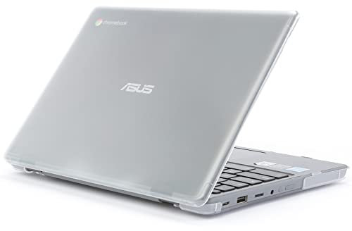 mCover Funda Compatible Solo con computadoras portátiles ASUS Chromebook CR1 (CR1100CA o CR1100FA) de 11.6 Pulgadas (no es Compatible con ningún Otro Modelo ASUS) (Transparente)