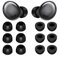 Samsung Galaxy Buds 2 Pro Ear Tips - Memory Foam, Noise Reducing, Comfortable Earbuds - Black