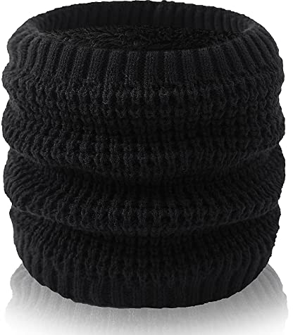 TAGVO Winter Schlauchschal Halswärmer, Fleece Schal Strick Halstuch, Weichem Fleece Schlauchschal Schlauchschal Hals für Damen und Herren zum Outdoor Sport