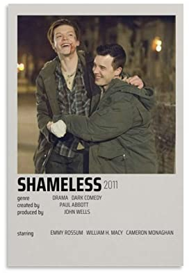 BBZL Poster aus der Shameless TV-Serie, Leinwandkunst, dekorativer Gemälde, Bilddruck, moderne Familie, Jungen, Mädchen, Schlafzimmer, Wohnzimmer, Dekoration, Poster, 30 x 45 cm