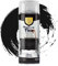 Pintura Spray 400ml a la Tiza Chalk Paint Acabado ultra Mate para Metal/Madera/Plástico (Negro Puro,1 Bote)