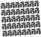 TOYANDONA 40pcs Microphone Pole Clamp Cable Clip Holder for Mobile Phone Stand Plastic Clips for Phone Mic Arm