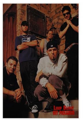 YVNESAQ Poster Limp Bizkit, Leinwandposter, Schlafzimmer-Dekor, Sportlandschaft, Büro, Raumdekoration, Geschenk, ungerahmt, 30 x 45 cm, 8 Stück