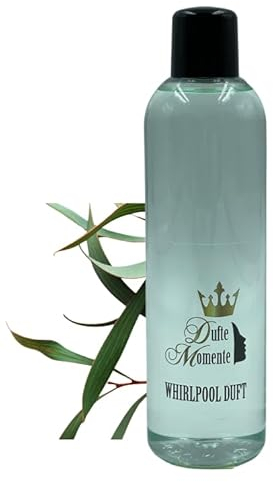 Dufte Momente | Whirlpool Duft 260ml Eukalyptus | geprüfte Qualität | mit ätherischen Ölen | kein Schaum | vegan und ohne Tierversuche