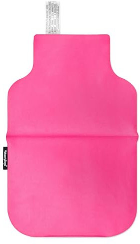 Wheat Bag Microwavable Bottle Shaped Heat Pack - 35cm x 22cm (Cotton Fabric - Hor Pink)