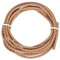sourcing map Braided Leather Cord, 4mm Round Braided Faux Leather Necklace Cord Bolo Tie String 2 Yard for Jewelry Making Necklace Crafts Beading Braiding 77