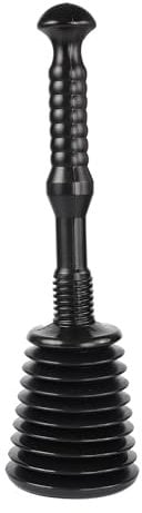 Dekton Master Plunger - Large | master Plunger Use To Unblock Kitchen Sinks, Waste Disposal Units, Showers| Heavy-duty Rubber Cup| Extra-long Handle For Superior Leverage| Effortlessly Clears Clogs