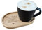 Beste Freundin Geschenk | Beste Freundin persönliches Geschenk | Freundschaftsgeschenk kleine Aufmerksamkeit | Holz Deko Tablett mit Tasse (Freundschaft, Tablett mit Tasse anthrazit)