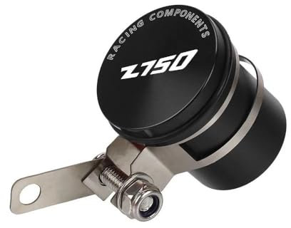Tazza Olio del Serbatoio del Liquido Per KA&WASAKI Z750 Z750 Z750 2005-2012 Accessorio Universale In Alluminio Per Motocicletta Serbatoio Liquido Freni Serbatoio Frizione Coppa Fluido Olio(Nero)