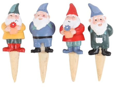 Mini Gnome Plant Pot Pals, Set of 4