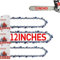 FuGuiB 12 Pollici Catena Motosega,3/8LP 1,1 mm 46 maglie 30 cm Catene Per Motosega In Confezione Da 3,Catena Di Ricambio Per Motosega, Compatibile con Makita DUC302, DUC303, DUC305, UC3041A