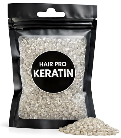 HairPro Italian Keratin Granulated Glue Beads 20g — Transparent #9.2