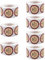 Tofficu 7 Rollen Aufkleber Wickeln Bürobedarf Band Karte Klebrig Versand Etiketten Tasche Decoupage Pergamentumschläge Gutschein Dichtpaste Weihnachtsbedarf Kraftpapier