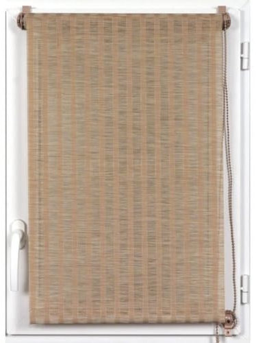 Luance Store enrouleur tissé effet bambou naturel beige 90 x 180 cm 35279018004