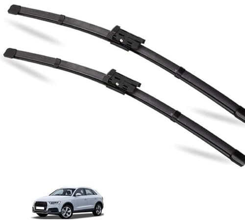 RAKTDA Scheibenwischer Set für Audi Q3 2011-2021 (24+20), 2PCS Scheibenwischer, scheibenwischer vorne, Extrem leise, Langlebig und Wetterfest