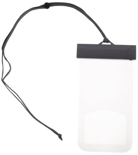 CLISPEED Funda para Móvil Gris TPU Bolsa Seca para Teléfono Sumergible Protección contra Agua para Natación Buceo y Deportes Acuáticos