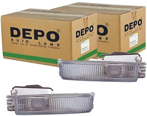 2x Depo Nebelscheinwerfer Satz | 441-2027L-Ue + 441-2027R-Ue Kompatibel mit 80 B4 Avant (8C5),80 B4 Stufenheck (8C2),Cabriolet B3 (8G7),Coupe B3 (89, 8B3)
