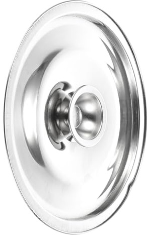 Edelstahl Deckel für Würztöpfe, Silber, Praktischer Ersatzdeckel | Wiederverwendbar, mit Bequemem Griff, Vielseitig Einsetzbar, Passend für Kochen und Aufbewahrung