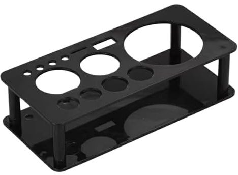CAKEEYUM Bartender Kit Acrylic Stand Only, 13 Holes Cocktail Shaker Stand, Removable Bartender Tools, 8.9x2.4x4.2 Inch Bar Tool Holder for Cocktail Lovers, Tools, Barte