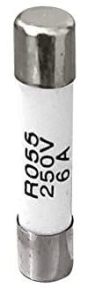 100 pièces Tubes de fusibles rapides 5x25mm 0.5A 1A 2A 6A 8A 10A 15A 16A 250V en céramique Mini fusible solaire four à micro-ondes(R057 6x25mm,4A)