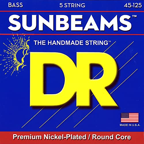 DR Strings NMR5-45 Corde per basso a 5 corde Sunbeam (45-125)