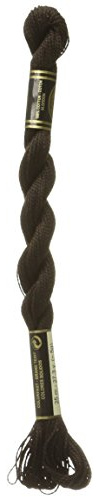 DMC Pearl Cotton Skein Size 5 27.3yd-Black Brown