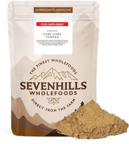 Sevenhills Wholefoods Organic Camu Camu Fruit Powder 250g, Natural Vitamin C