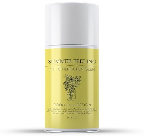 Duftspray Summer Feeling | Lufterfrischer für automatischen Duftspender oder zum manuellen Sprühen | Raumduft von REIMA | mit Geruchsabsorber | elegante Blumen-Frucht-Komposition