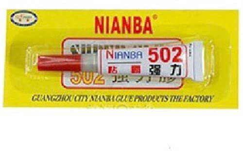 NB-001 Super Colla Istantanea, Max Adesivo per tutti gli usi – Confezione di 4 Tubetti