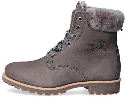 Panama Jack Panama 03 Igloo, Stivali Combat Donna, Grigio (B20 Nobuck Gris/Grey), 38 EU