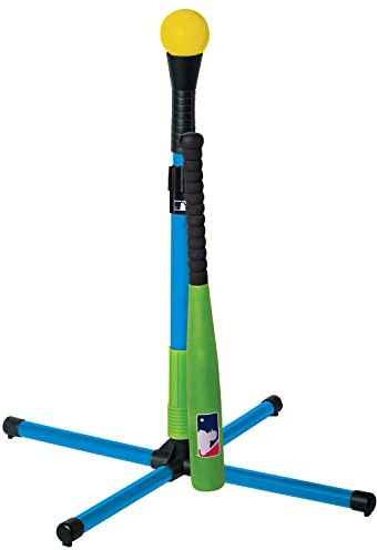 Franklin Sports Unisex – Erwachsene Youth Batting Baseball + Teeball Kinder Übung Schlagen verstellbare Höhe Training XT Tee – 58,4 cm-83,8 cm, Mehrfarbig/Meereswellen (Ocean Tides), 23-33