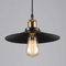 Chao Zan UFO Lichter， E27 Industrial höhenverstellbar Industrielampe Hängeleuchte mit Metallschirm (Dome Shade)(Ohne Glühbirne) 1 Stück (30 cm)