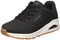Skechers Uno Stand On Air Baskets Homme, Black Durabuck Trim Blk, 42 EU