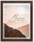 BIRAPA Monaco Cadre photo en bois - 48 x 68 cm - Chêne foncé - Cadre amovible en plexiglas - Pour photos, images et posters