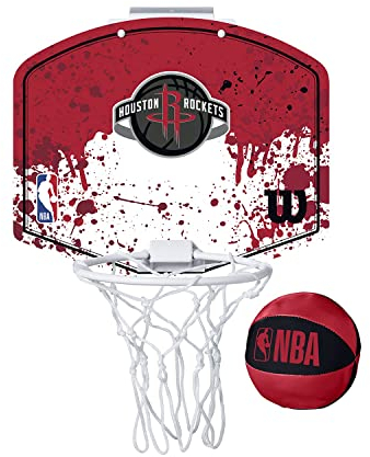 Wilson Mini-Basketballkorb NBA TEAM MINI HOOP, HOUSTON ROCKETS, Kunststoff, TU EU