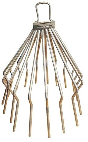 Doblit Grille anti-oiseaux conique en acier galvanisé 225 mm