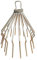 Doblit Grille anti-oiseaux conique en acier galvanisé 225 mm