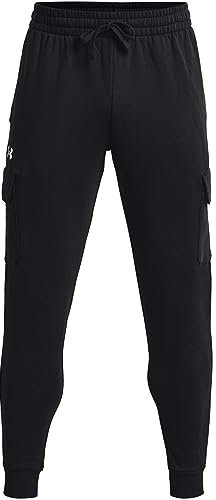 Under Armour Pantalon de survêtement Rival Cargo pour Homme, Noir, XXL